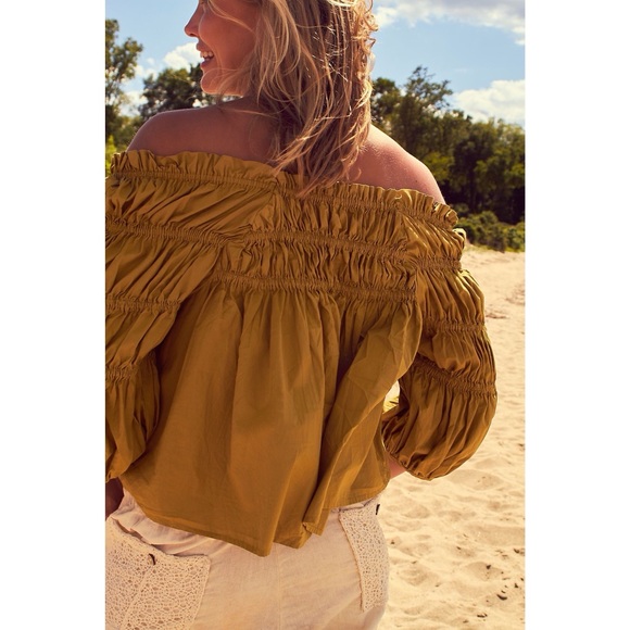 Free People Cece Poplin Top - Picture 2 of 12